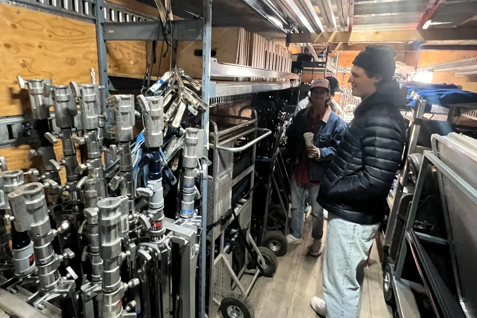 Pacific Backlot grip and electric truck open for equipment review in Kelowna