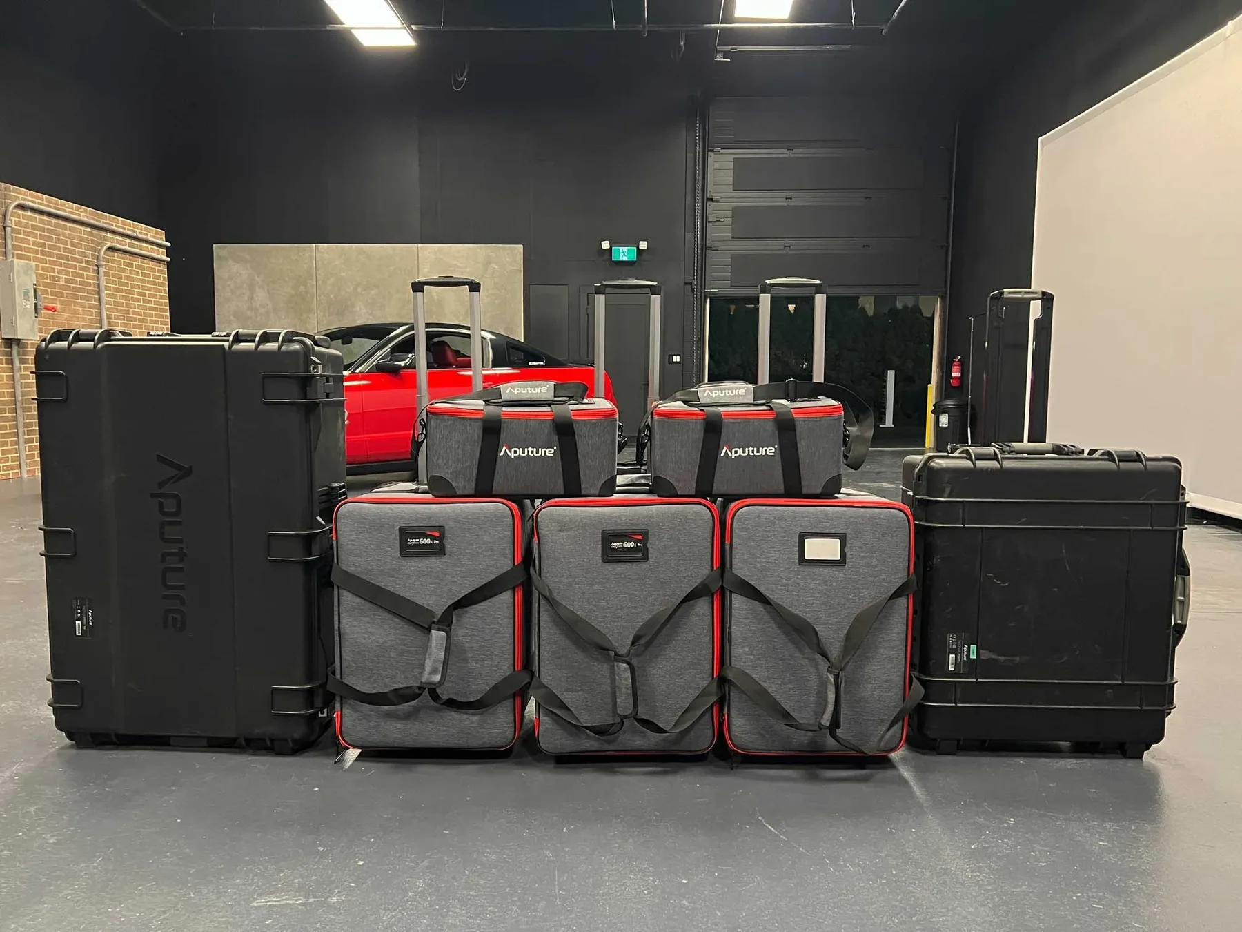 KFS production equipment staged in cases